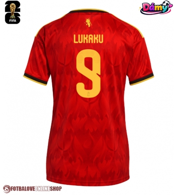 Belgie Romelu Lukaku #9 Domácí Dres pro Dámy MS 2026 Krátkým Rukávem